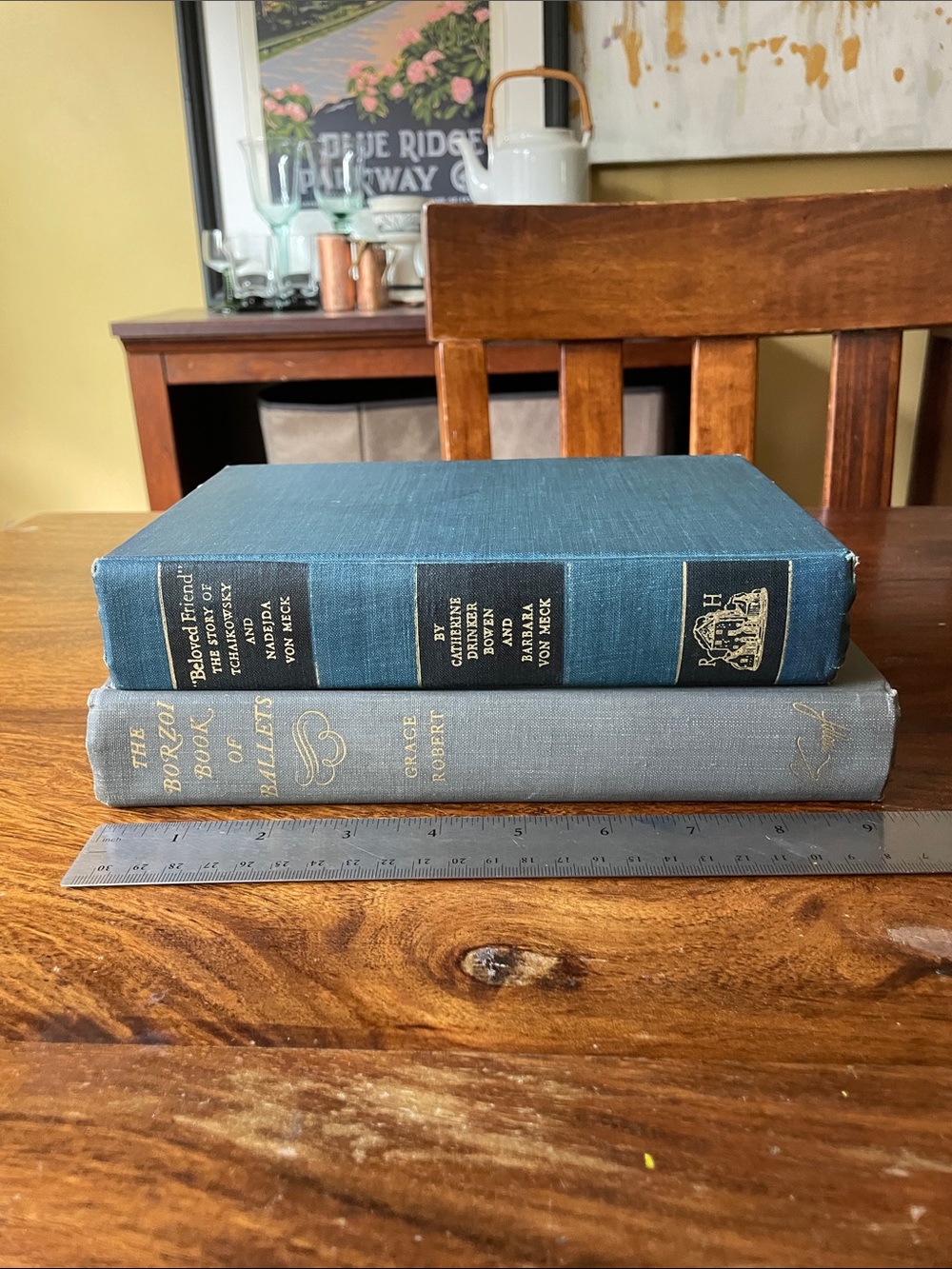 2 Vintage Ballet Theme Books Borzoi +  “Beloved Friend” Tchaikovsky Von Meck